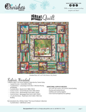 The Great Outdoors Quilt-- FREE PATTERN