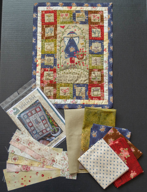 Fabric kits for the pattern In The Garden from Hatched and Patched are available!