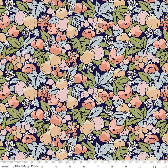 Fabric Liberty Tree of Life WOODLAND PASTELS ORCHARD HARVEST, #01667374B
