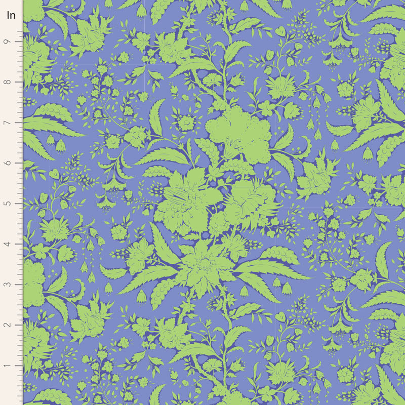 Tilda Fabric ABLOOM CORNFLOWER from Bloomsville BLENDERS Collection, TIL110075