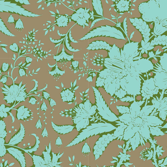 Tilda Fabric ABLOOM MUSHROOM from Bloomsville BLENDERS Collection, TIL110083