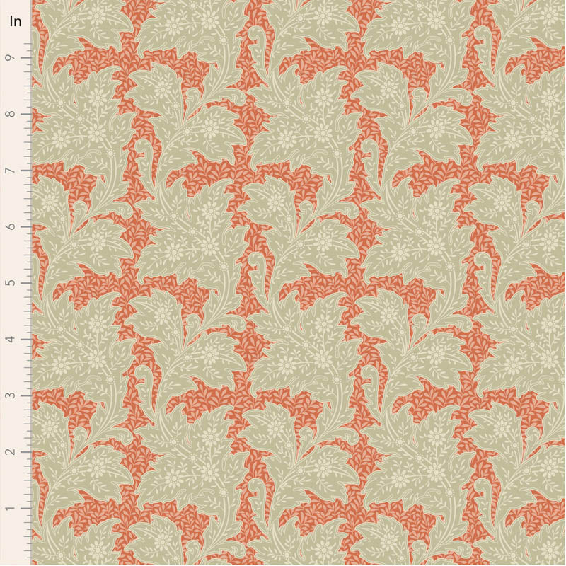 PREORDER! Fabric, STELLA CORAL BLENDER for SONGBIRD Collection by TILDA, TIL110151