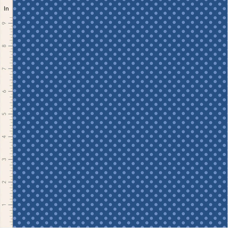 Fabric DOROTHY NIGHT, A BLENDER for SOMETHING BLUE Collection by TILDA, TIL110169