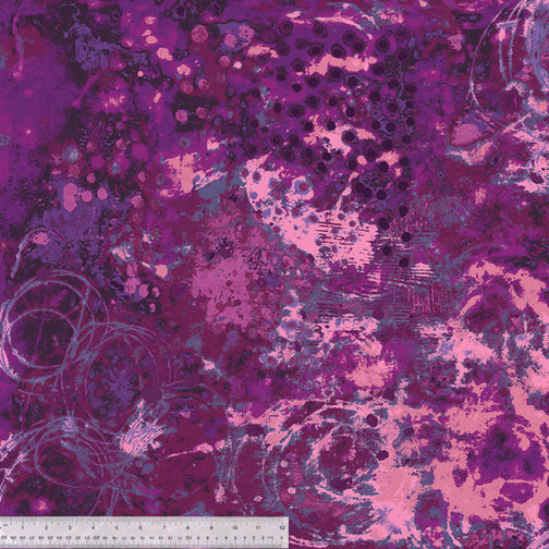 Spotted Graffiti SPRING LILAC Quilting Fabric from Marcia Derse for Windham Fabrics, 52814D-10