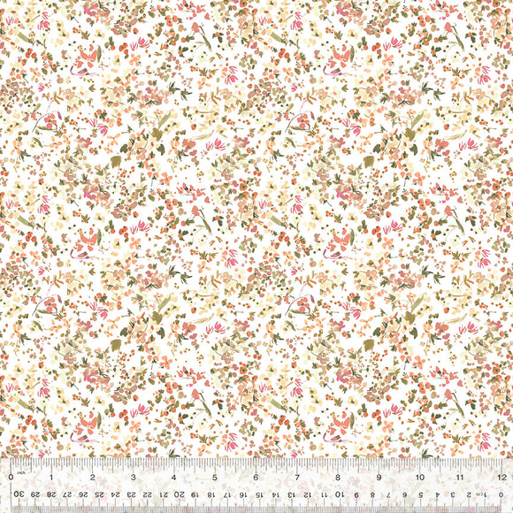 Cotton Fabric, WILDFLOWER, LILY, 53808-10, FLORET Collection by Kelly Ventura for Windham Fabrics
