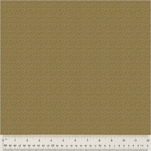 Fabric PINPOINT CARAMEL from GARDEN TALE Collection by Jeanne Horton 53823-16