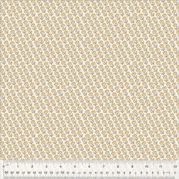 Petite Jeanne Collection, DAPPLED LIGHT IVORY Quilting Fabric from L'Atelier Perdu for Windham Fabrics, 53944-1