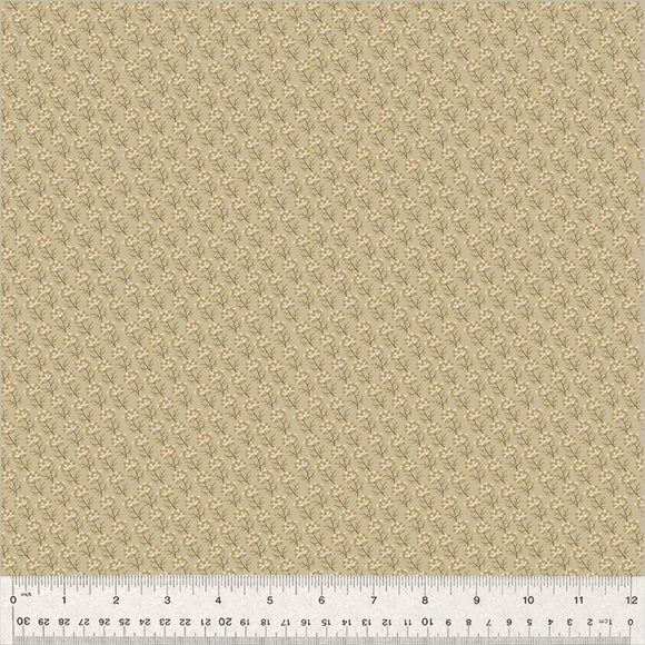 Petite Jeanne Collection, DAPPLED LIGHT TAUPE Quilting Fabric from L'Atelier Perdu for Windham Fabrics, 53944-3
