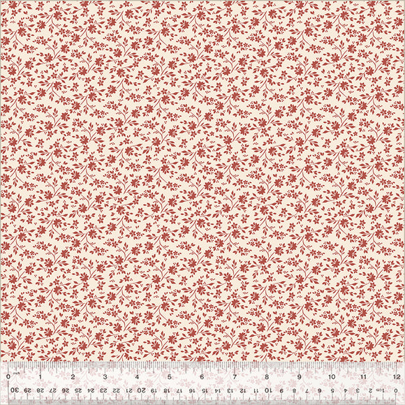 Petite Jeanne Collection, BLOOM AWAY IVORY Quilting Fabric from L'Atelier Perdu for Windham Fabrics, 53945-1