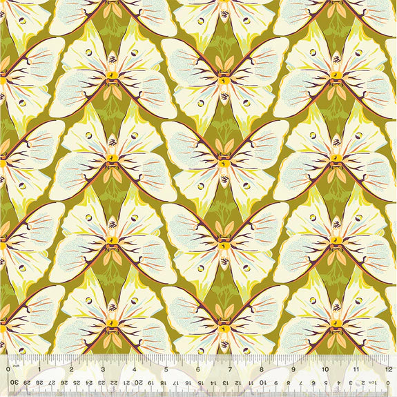 Cotton Fabric LUNA 54653-5 Spring, Insectarium Collection by Tamara Kate for Windham