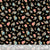 Cotton Fabric Snails 54773D-3 Black, FOREST FRUITS Collection from Betsy Olmsted for Windham