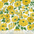 Cotton Fabric BLOOMING MEADOW 54788-2 Yellow, MERRY-GO-ROUND Collection from Whistler Studios for Windham