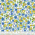 Cotton Fabric FLOWING FLOWERS 54791-3 Blue, MERRY-GO-ROUND Collection from Whistler Studios for Windham