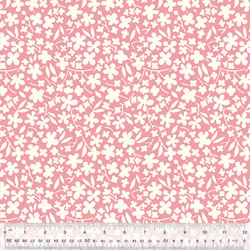 Cotton Fabric SOFT MINI-VINE 54794-4 Pink, MERRY-GO-ROUND Collection from Whistler Studios for Windham