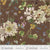 Cotton CANVAS Fabric PEONY GARDEN 54872DC-16 Cedar, Bloomfield Collection by Kelly Ventura for Windham