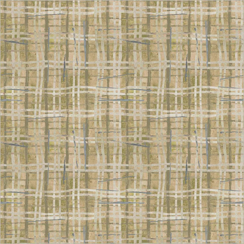 Fabric PORCH SCREEN PLAID, 54920D-3 Dusty from Marcia Derse's THE PLAID ONE Collection for Windham