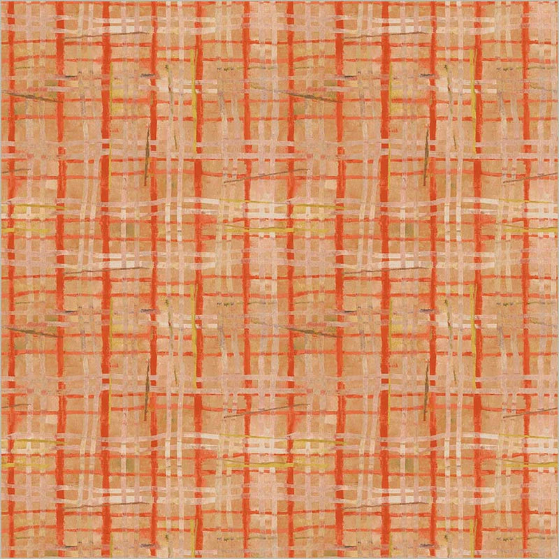 Fabric PORCH SCREEN PLAID, 54920D-4 Sweet Melon from Marcia Derse's THE PLAID ONE Collection for Windham