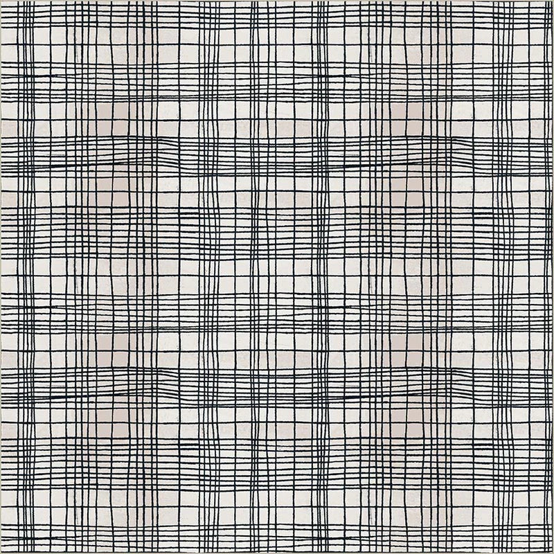 Fabric STRING THEORY PLAID, 54932D-26 Cosmic Web from Marcia Derse's THE PLAID ONE Collection for Windham