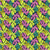 Cotton Fabric MONSTERA 54976D-X Multi from SUNSHINE Collection by Sally Kelly for Windham