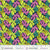 Cotton Fabric MONSTERA 54976D-X Multi from SUNSHINE Collection by Sally Kelly for Windham