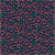Cotton Fabric HUCKLEBERRY 54980D-1 Indigo from SUNSHINE Collection by Sally Kelly for Windham