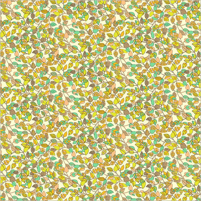 Cotton Fabric HEBE 54981D-2 Cream from SUNSHINE Collection by Sally Kelly for Windham