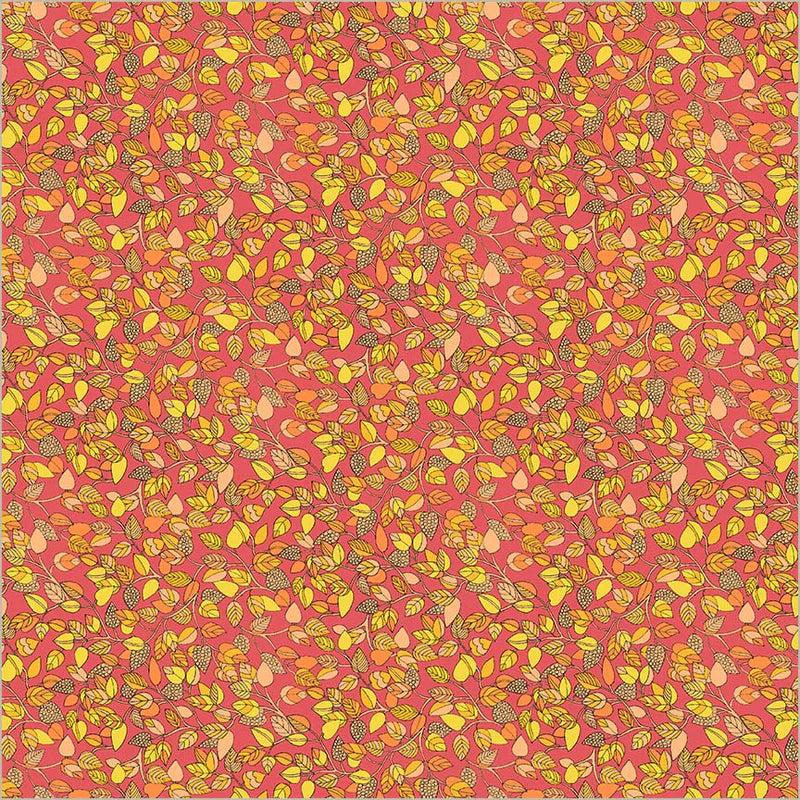 Cotton Fabric HEBE 54981D-7 Sunset from SUNSHINE Collection by Sally Kelly for Windham