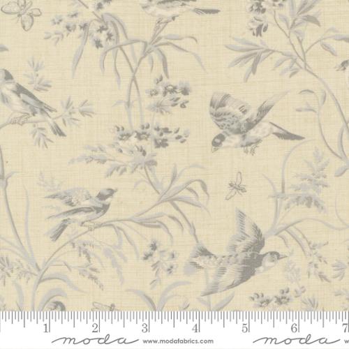 Cotton Fabric, ANTOINETTE PEARL ROCHE 13950 18 by French General for Moda Fabrics