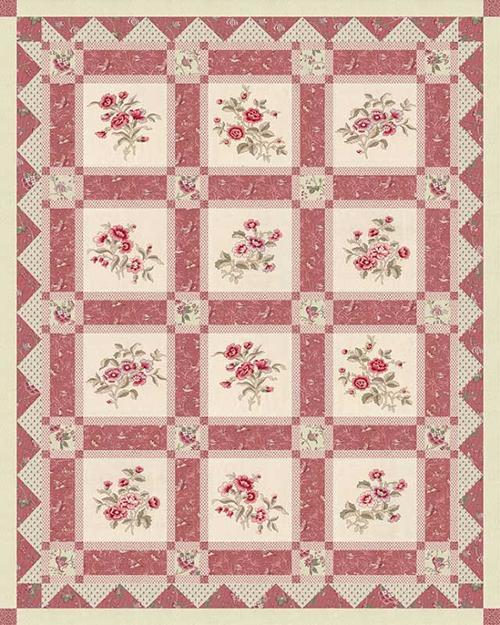 French General Quilt pattern THE QUEEN'S GROVE 59