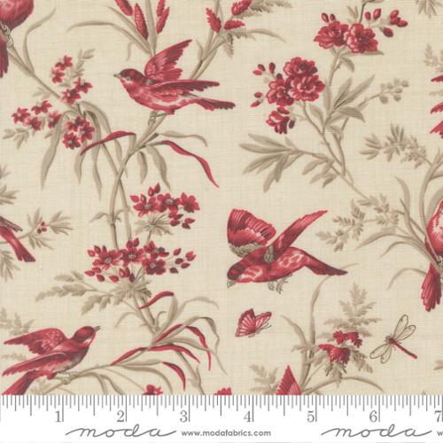 Cotton Fabric, Joie De Vivre PEARL 13983 11 by French General for Moda Fabrics