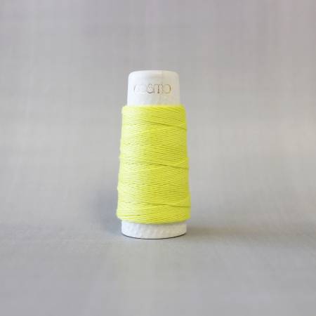 Cosmo Hidamari Sashiko Solid Thread 30 Meters Lemon # 88-012