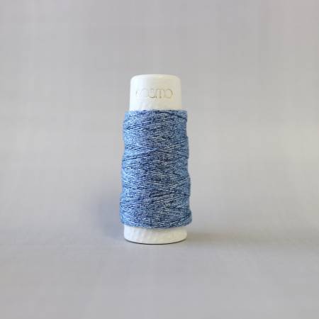 Cosmo Hidamari Sashiko Solid Thread 30 Meters Denim Blue # 88-203