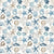 Fabric BLUE ESCAPE COASTAL OCEAN FLOOR OFF WHITE from Riley Blake Designs, C14511-OFF WHITE