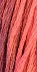 The Gentle Art's Sampler Threads Hand Dyed Embroidery Floss, 100% cotton, CORAL REEF 0591, 5 yds