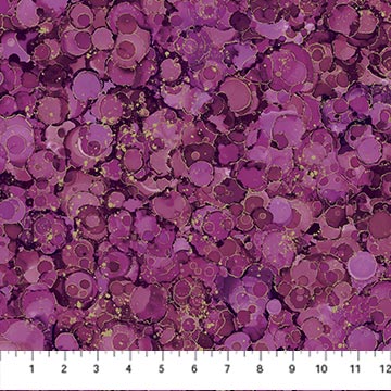 Fabric BUBBLE TEXTURE Plum DM26834-26 from MIDAS TOUCH Collection by Deborah Edwards and Melanie Samra for Northcott