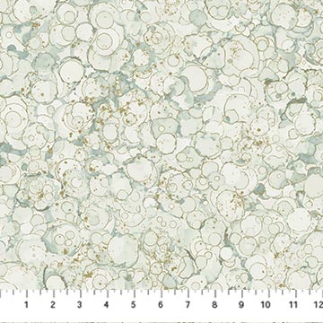 Fabric BUBBLE TEXTURE Sage DM26834-72 from MIDAS TOUCH Collection by Deborah Edwards and Melanie Samra for Northcott