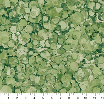 Fabric BUBBLE TEXTURE Green DM26834-74 from MIDAS TOUCH Collection by Deborah Edwards and Melanie Samra for Northcott
