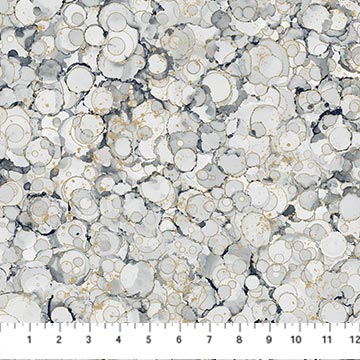 Fabric BUBBLE TEXTURE Light Gray DM26834-95 from MIDAS TOUCH Collection by Deborah Edwards and Melanie Samra for Northcott