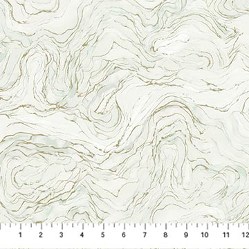Fabric WAVE TEXTURE Sage DM26835-71 from MIDAS TOUCH Collection by Deborah Edwards and Melanie Samra for Northcott