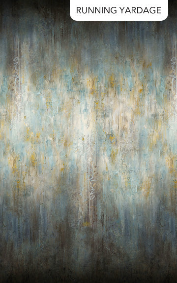 Fabric DP28024-99 OMBRE BLACK MULTI from PEDIGREE Collection by Elise Genest for Northcott