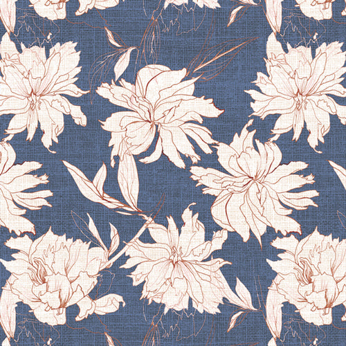 Fabric PEONIA DI BOBOLI from FLORENCE Collection by Katarina Roccella for Art Gallery Fabrics FLR-33506