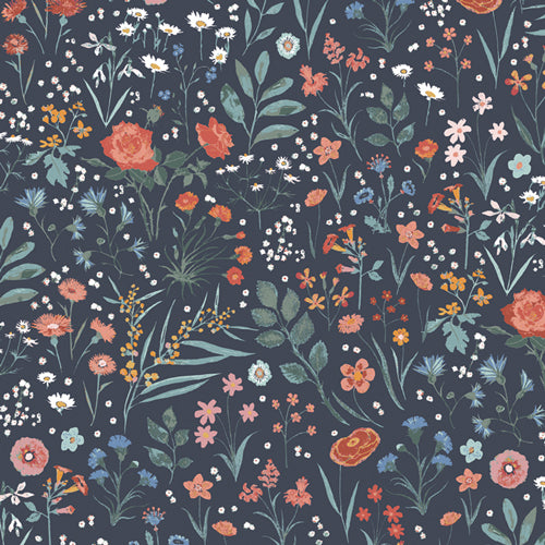 Fabric PRIMAVERA AL TRAMONTO from FLORENCE Collection by Katarina Roccella for Art Gallery Fabrics FLR-43500