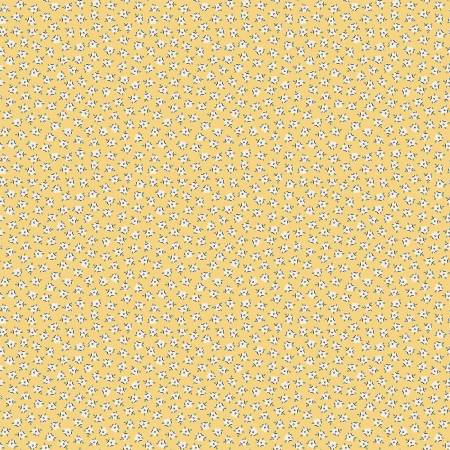 Fabric DELIGHTFUL YELLOW by Elea Lutz from the My Favorite Things Collection for Poppie Cotton, # FT23718
