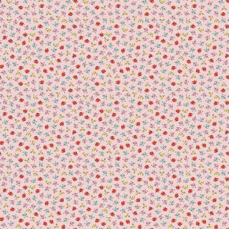 Fabric DELIGHTFUL PINK by Elea Lutz from the My Favorite Things Collection for Poppie Cotton, # FT23719