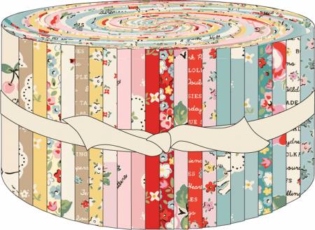 Fabric roll, 44 pieces (2.5