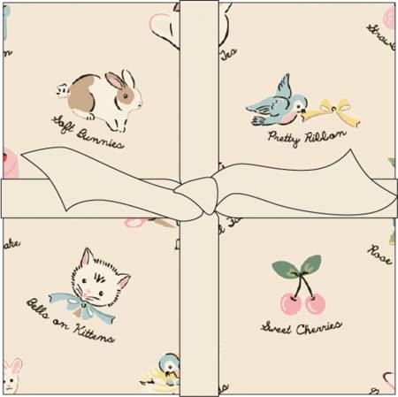 Fabric, Charm Pack of My Favorite Things Collection by Elea Lutz for Poppie Cotton, #FT23724
