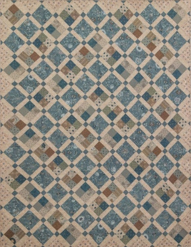 Quilt Pattern GARDEN PATHWAY by Gwen Mertens, using Garden Tale Fabric Collection