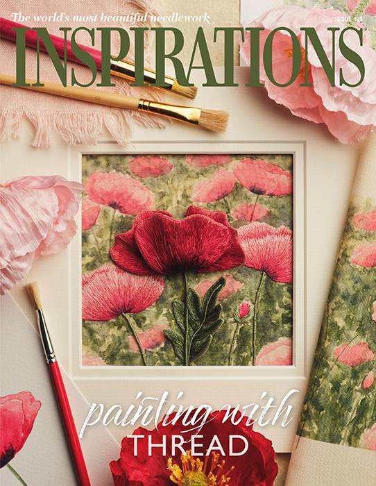 Inspirations - Embroidery Magazine from Australia, Issue #125, PAINTING WITH THREAD