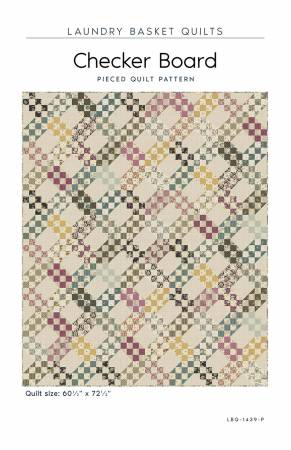 CHECKER BOARD Pattern by Edyta Sitar from Laundry Basket Quilts, LBQ-1439-P