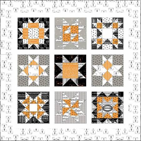 Quilt Pattern by J Wecker Frisch STAR SAMPLER,  by Joy Studio, # P120-STARSAMPLER